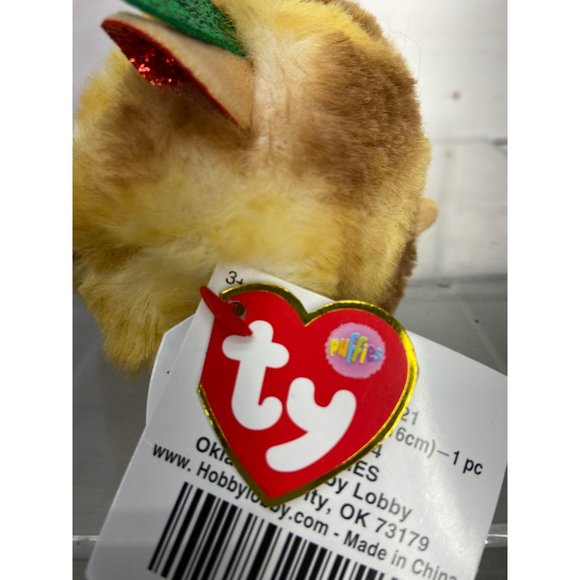 The Ty Puffies Collection Mini Fudge The Christmas Reindeer - Picture 4 of 8
